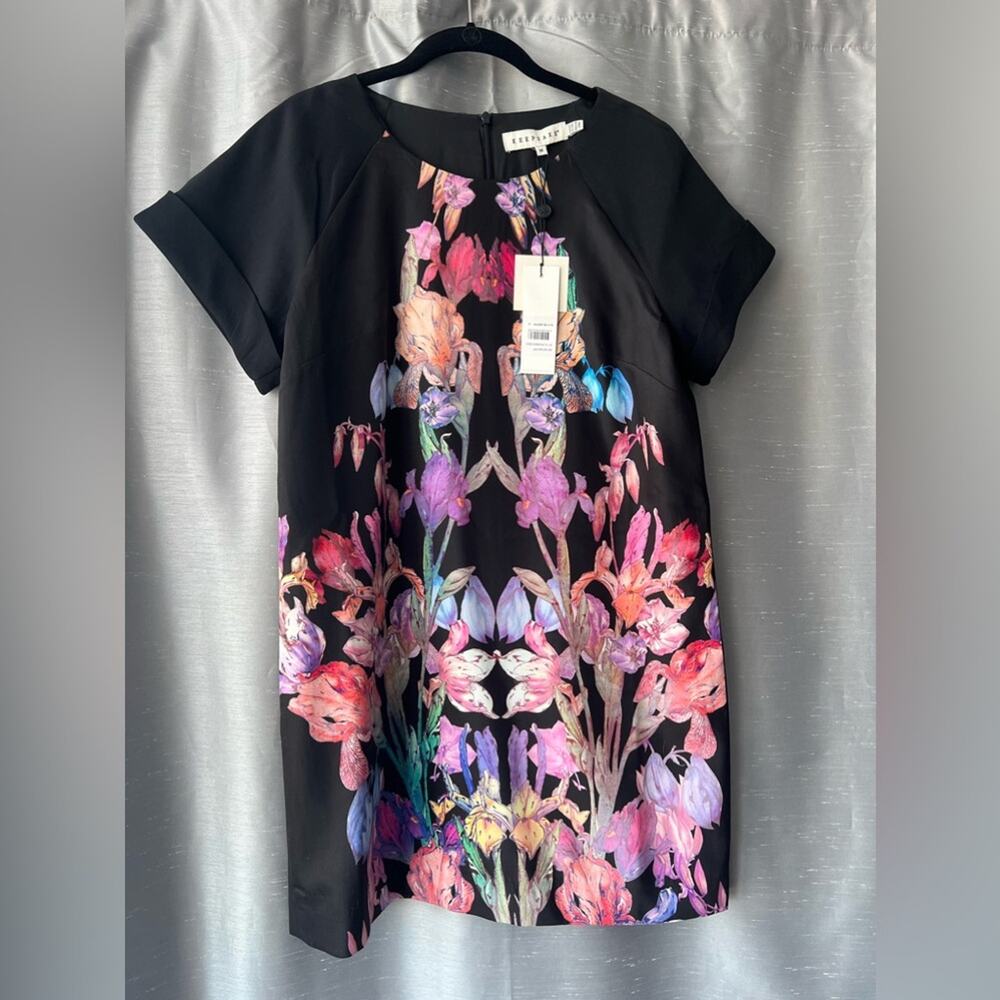 Keepsake Do You Remember Dress Black Garden Floral 6/M NWT